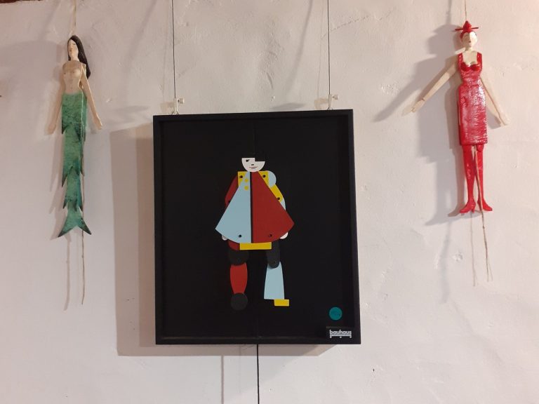 Auswahl an Bauhaus Stil Hampelmänner